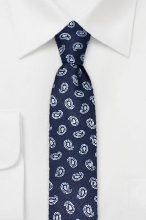 Himmelblau Geblümt Paisley Krawatte Ascot Krawatte Schal A2