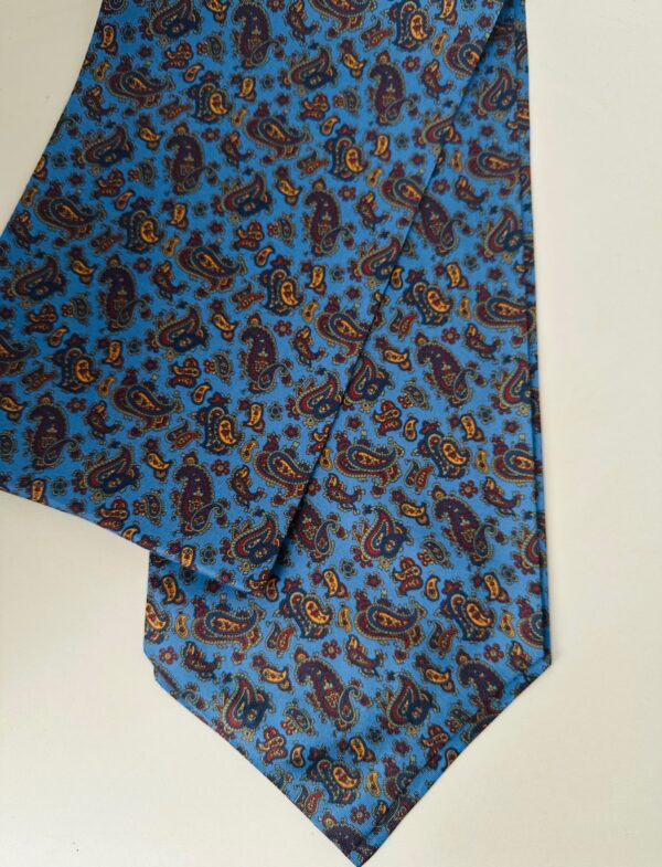 Blauer Krawattenschal Paisley