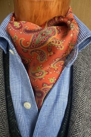 Büste Schalkrawatte Orange