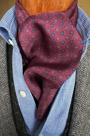 Schalkrawatte Büste Bordo